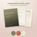 Lamentations Bible Book Study Guide by Olive Branch Studies