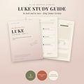 Luke Bible Book Study Guide by Olive Branch Studies