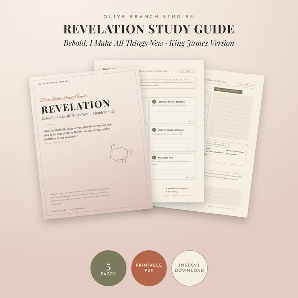 Revelation Bible Book Study Guide